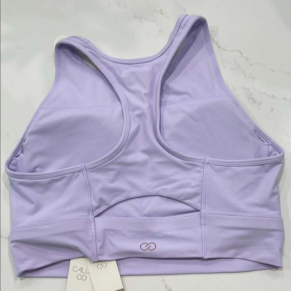 Calia Made to Play Sports bra, NWT, XL, lilac.